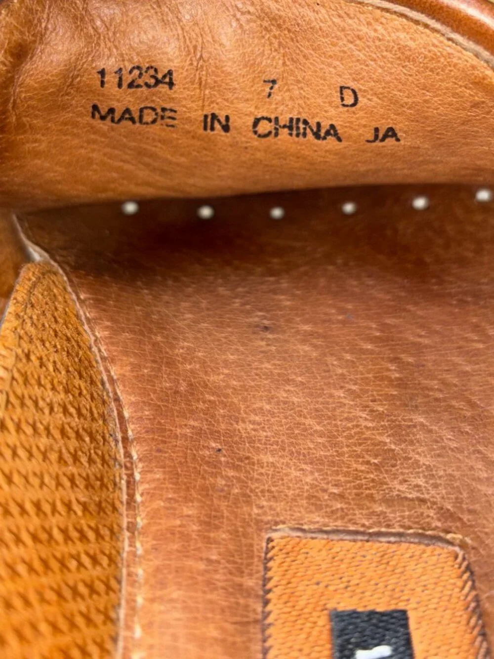 Florsheim black cognac